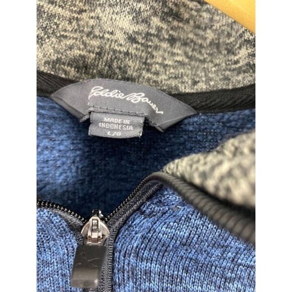 Eddie Bauer Men's Blue Pull Over 1/2 Zip Jacket Size Large. - Picture 12 of 12